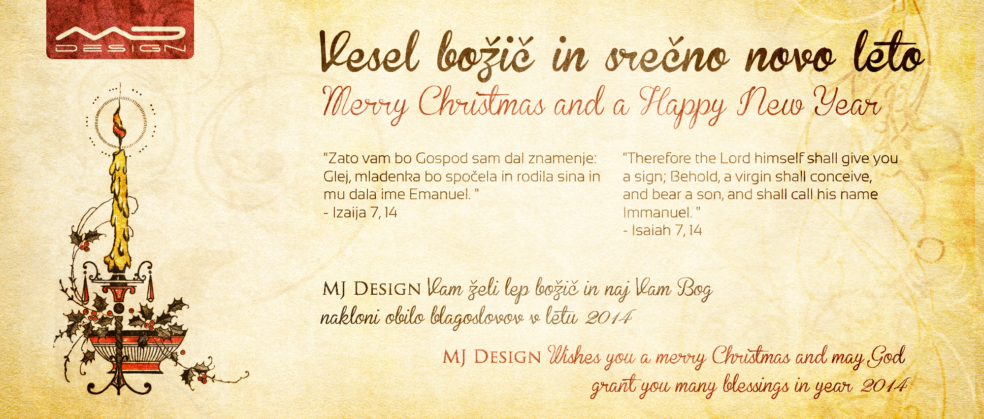 Merry Christmas and a happy New Year 2014
