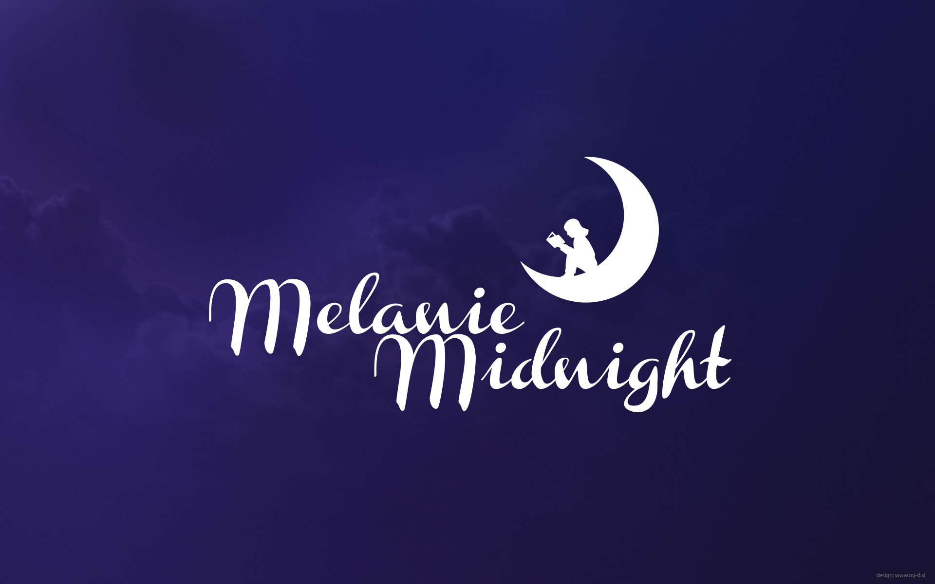 Melanie Midnight, A Logo for a blogger friend of mine, Designed by Matic Jelovčan