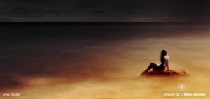 "It's difficult when one stays alone in the coldness of fire and the storm all around, getting used to this solitary place..."