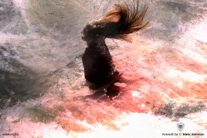 "I feel rocked around, like I'm drowning, but at the same time going ahead. Confuzed. Am I bleeding internally? I don't feel ok. Help, somebody rescue me!"
