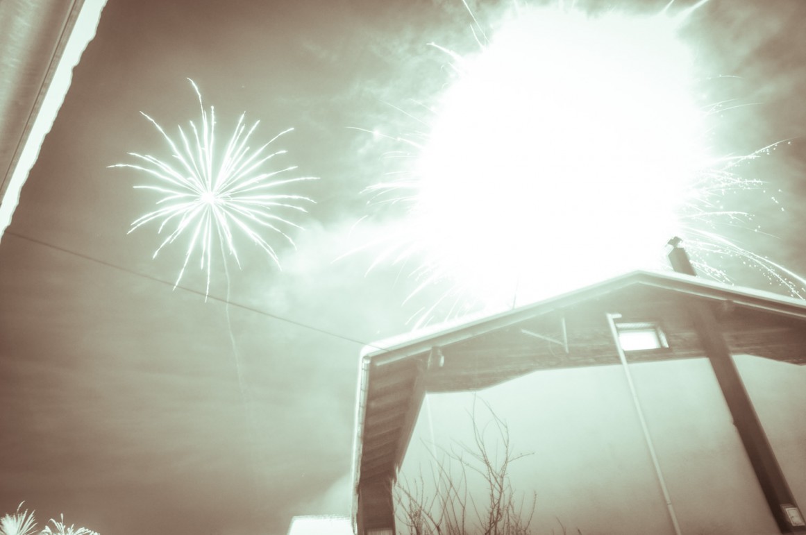 Bright flashing in the sky