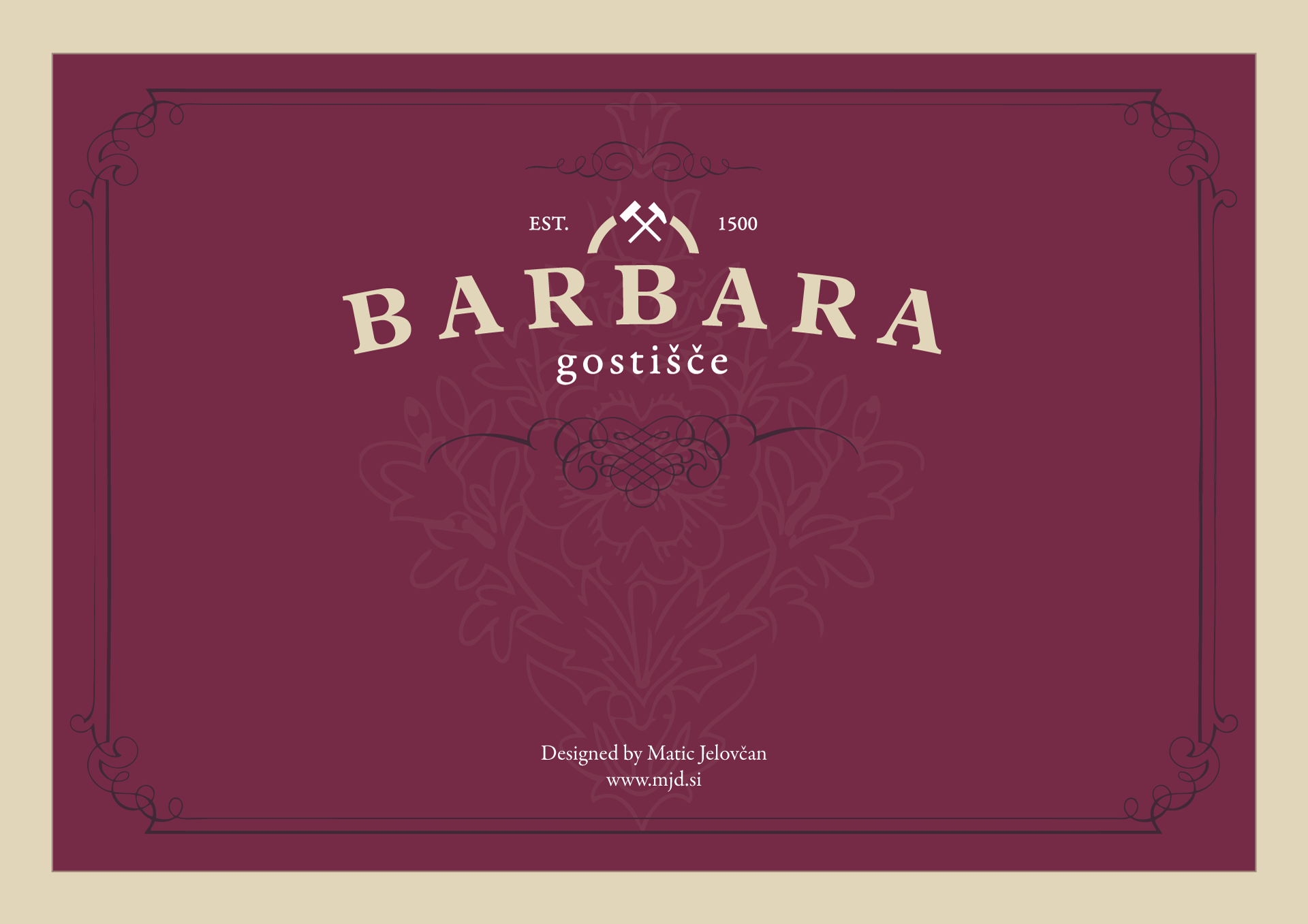 Barbara Inn Logo Design 1